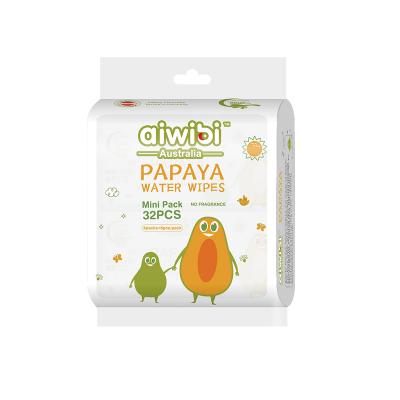 Aiwibi Mini lingettes à l'eau de papaye 8 pièces