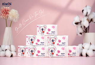 Aiwibi Mini Pack Lingettes Humides pour Bébé